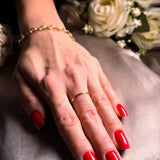 Anel Antônio Bernardo Em Ouro Amarelo