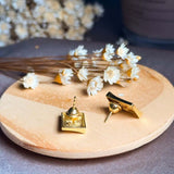 Brincos Vivara Square Em Ouro Amarelo Com Diamantes