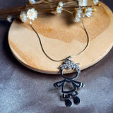 Pingente Vivara Garoto Em Ouro Branco Com Diamantes