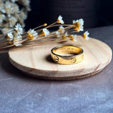 Anel Aliança Cartier Love Original Em Ouro Amarelo