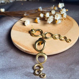 Brincos Pendente Vivara Circles Em Ouro Amarelo