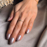 Anel Coração Em Ouro Amarelo Com Zircôneas