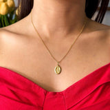 Pingente Nossa Senhora Aparecida Em Ouro Amarelo