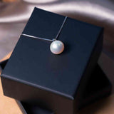 Pingente Sophie Pérola Natural Em Ouro Branco