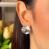 Brincos Redondos Antônio Bernardo Em Ouro Branco