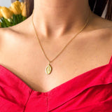 Pingente Nossa Senhora Aparecida Em Ouro Amarelo