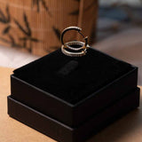 Brincos Argola Em Ouro Amarelo Com Safiras Brancas