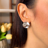 Brincos Redondos Antônio Bernardo Em Ouro Branco