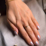 Anel Solitário Twist Em Ouro Amarelo Diamante De 25 Pontos