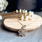 Pingente Pandora Em Ouro Rose Com Safiras