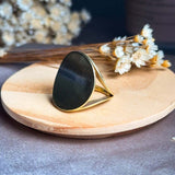 Anel Antônio Bernardo Bold Spoun Em Ouro Amarelo