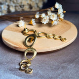 Brincos Pendente Vivara Circles Em Ouro Amarelo