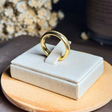 Anel Aliança Inteira Hstern Com Diamantes De 01 Ponto