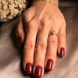 Anel Falange Princesa Em Ouro Amarelo