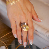 Anel Hstern Grupo Corpo Lecuona Em Ouro Amarelo E Nobre