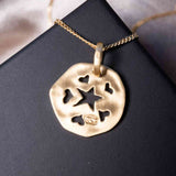 Pingente Hstern Orixás Mãe De Samba Ouro Amarelo Fosco