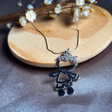 Pingente Vivara Garoto Em Ouro Branco Com Diamantes