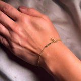 Pulseira Hstern Mycollection Fadinha Em Ouro Amarelo