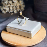 Anel Solitário Em Ouro Amarelo Com Diamante De 15 Pontos