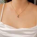 Pingente Beija Flor De Pedras Brasileiras Em Ouro Amarelo