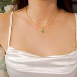 Pingente Esmeralda Em Ouro Amarelo