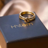 Anel Solitário Hstern Constanza Pascolato Em Ouro Com Diamantes