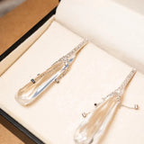 Brinco Vivara Delacroix De Ouro Branco Com Diamantes