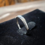 Anel Meia Aliança Vivara Em Ouro Branco Com Diamantes De 01