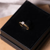 Anel Solitário Hstern Antares Com Diamante De 30 Pontos