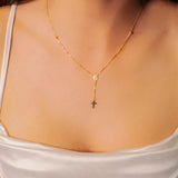 Colar Cordão Veneziana Terço Em Ouro Amarelo