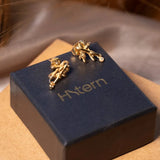 Brincos Hstern Orbis Descriptio Em Ouro Amarelo E Diamantes