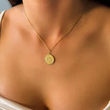 Pingente Medalha São Bento Em Ouro Amarelo