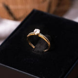 Anel Solitário Hstern Antares Com Diamante De 30 Pontos