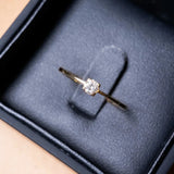 Anel Solitário Vivara Em Ouro Amarelo Com Diamante 15 Pontos