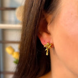 Brincos Hstern Orbis Descriptio Em Ouro Amarelo E Diamantes