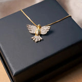 Pingente Espírito Santo Em Ouro Amarelo Com Diamantes