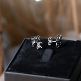 Brincos Borboleta Em Ouro Branco Com Diamantes