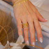 Anel Hstern Miçangas Constanza Pascolato Ouro Amarelo