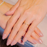 Anel Solitário Vivara Em Ouro Amarelo Com Diamante 15 Pontos