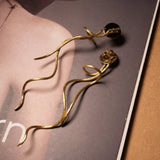 Brincos Hstern Em Ouro Amarelo Zephyr Grande