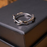 Anel Hstern  Louros Da Vitória Em Ouro Branco Com Diamantes