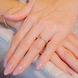 Anel Hstern  Louros Da Vitória Em Ouro Branco Com Diamantes