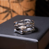 Anel Hstern Coleção Drops Em Ouro Branco Com Diamantes