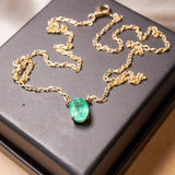 Colar Cartier Brutus em Ouro Amarelo com Esmeralda