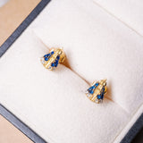 Brincos Stud Nossa Senhora Aparecida Em Ouro Amarelo