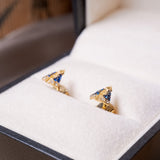 Brincos Stud Nossa Senhora Aparecida Em Ouro Amarelo