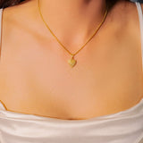 Pingente Coração em Ouro Amarelo e Diamantes