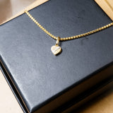 Pingente Coração em Ouro Amarelo, Branco e Rosê