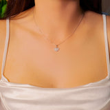 Pingente Coração em Ouro Branco