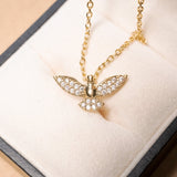 Pingente Espírito Santo em Ouro Amarelo e Safiras